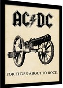 Keretezett poszter AC/DC - for those about to rock