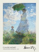 Reprodukció Madame Monet and Her Son (1875), Claude Monet