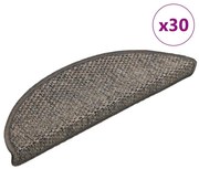 30 db lépcsőszőnyegek öntapadós szizál kinézetű 56x17x3 cm