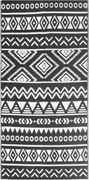 vidaXL kültéri szőnyeg ARAKIL fekete 80x150 cm PP