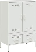 vidaXL fehér acél magasszekrény 68 x 39 x 101,5 cm