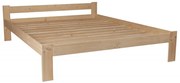 Bucsim II NEW fenyő ágykeret ágyráccsal 160x200 cm lakkozott