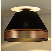 Duolla - Felületre szerelhető csillár COPPER SHINY 1xE27/15W/230V átm. 60 cm fekete/réz