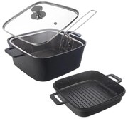 Alumínium sütőedény készlet 2 db-os 24,5x32,5 cm GRANDE – Orion