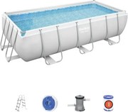 Bestway CAPRI szögletes fémvázas medence szett 404 x 201 x 100 cm