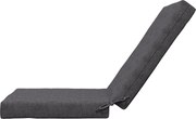 Outsunny 2 darabos kültéri párnaszett háttámlás székre, 8 cm párnázottsággal, méret: 112L x 51W cm, sötétszürke | Aosom