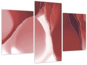 Kép - Piros absztrakt virág N⁰3 (90x60 cm)