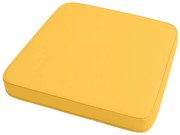 Kültéri székre ülőpárna VIREON 44x45 cm, mustár színű