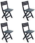 Simon összecsukható szék Antracit - 4db SX