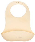 Szilikon előke New Baby bézs
