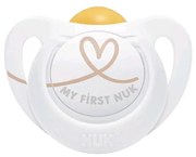 NUK Star baba cumi latex 0–6 h, szívet, vel. 0-6 h