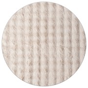 Bézs mosható kerek szőnyeg ø 120 cm Bubbly – Oyo Concept