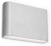 LED2 - LED Kültéri fali lámpa FLAT 2xLED/3W/230V IP65 fehér