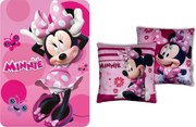 Disney Minnie Chic Lovely polár takaró és párna szett, 2 részes