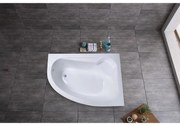 Nizza aszimmetrikus kád jobb 160x100 cm
