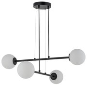 Csillár zsinóron BALANS 4xG9/12W/230V fekete