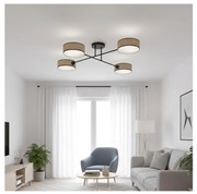 Felületre szerelt mennyezeti csillár MAGA 4xE14/10W/230V bézs