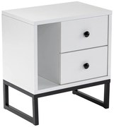 Glimmer White éjjeliszekrény