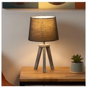 Atmosphera - Asztali lámpa MINI 1xE14/25W/230V fenyő/szürke