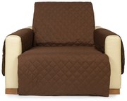 4Home Doubleface fotelhuzat, barna/bézs, 60 x 220 cm