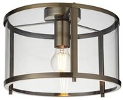 Endon 103112 - Mennyezeti lámpa HOPTON 1xE27/10W/230V matt króm