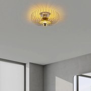 Karsortel N-641-1 arany fém függőlámpa, Ø36 cm