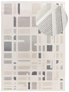 Világosszürke-elefántcsont színű szőnyeg 80x150 cm Flora – Universal