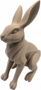 3D dekorációs figura Húsvéti nyuszi húsvéti dekoráció 25 cm