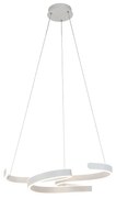 Design hanglamp wit incl. LED 3-staps dimbaar - Frank