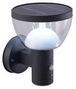 LED Kültéri napelemes fali lámpa érzékelővel LARIX LED/3W/3,7V IP44