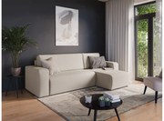 Avia Mini kinyitható sarokkanapé, univerzális állás - bézs Gerra 105 boucle