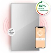 Klarstein La Palma 1000 smart, infravörös hősugárzó 2 az 1-ben, 120 x 60 cm, 1000 W, tükör elülső rész