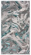 Szürke-türkiz szőnyeg 80x150 cm Marbled – Flair Rugs