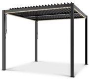Pantheon Climax Ambient, 3 × 3 m, 4 sarokoszlop, bioklimatikus tetővel
