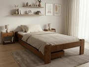 ADA ágy 80x200 cm, tölgyfa Ágyrács: Léces ágyrács, Matrac: Deluxe 10 cm matrac