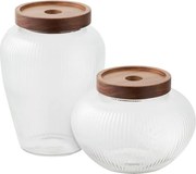 Maya üveg tárolódoboz, 2-es szett