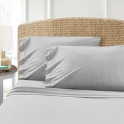 Homa pamut lepedő világos szürke