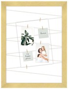 Aranyszínű fali képkeret 40x50 cm – knor