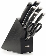 Wüsthof CLASSIC IKON 8 részes konyhai késkészlet állvánnyal, jasan/fekete