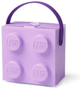 Lila tárolódoboz fogantyúval - LEGO®