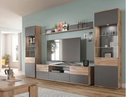 Mason Tv-szekrény nox tölgy - bazaltszürke