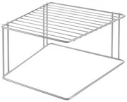 Ezüstszínű acél kiegészítő polc 25x25 cm Boxe – Metaltex