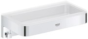 GROHE 41107000 - START CUBE zuhanypolc, 20 cm, fényes króm