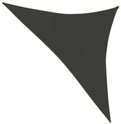 antracitszürke HDPE napvitorla 160 g/m² 2,5 x 2,5 x 3,5 m
