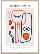 Abstract colorful faces no.1 kép