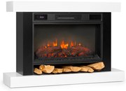 Klarstein Vulsini Hideaway, elektromos kandalló, 1900 W, LED technológia, távirányító, fehér