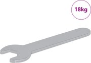 vidaXL Spanner / kígyószem 2027 pcs Ezüst 10 mm Vas