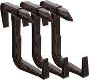 Erkély Virágtartó Doboz Akasztó Doboz Kampó Szett 3 db-os