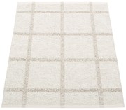 Krémszínű kültéri-beltéri szőnyeg 70x100 cm Ada Fossil – Pappelina