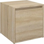 vidaXL sonoma tölgy szerelt fa tárolódoboz 40,5 x 40 x 40 cm
